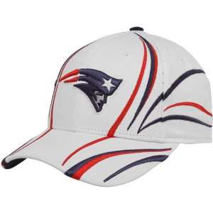   New England Patriots White Airstream Adjustable Hat: Sports & Outdoors