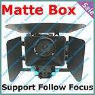 Matte box for rod support follow focus D90 t2i 5d 60D  
