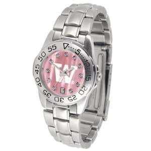   Mother of Pearl Sport Ladies Watch (Metal Band): Sports & Outdoors