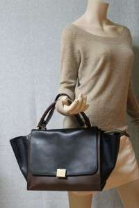 Celine Trapeze Tricolor Smooth Leather Bag New 2011 Fall/Winter