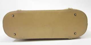 FREDERIC FEKKAI Tan Leather Fold Over Shoulder Handbag  