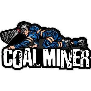  Coal Miner Round Sticker Arts, Crafts & Sewing