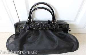   Valentino Garavani Mesh Patent Leather Rossete Tote Bag $1495  