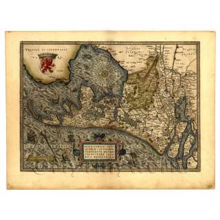 Doll House Old Map Of Holland From The Late 1500s  
