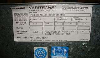 TRANE VARITRANE VARIABLE M/N VSCD0607ZA10011U0000010TAB  