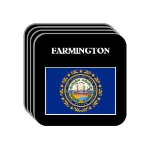 US State Flag   FARMINGTON, New Hampshire (NH) Set of 4 Mini Mousepad 