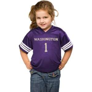  Washington Huskies Toddler Purple Football Jersey: Sports 