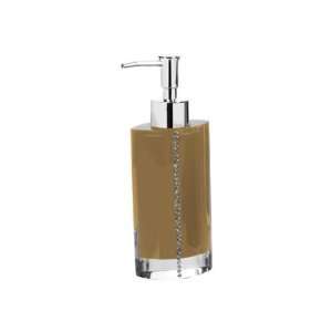  Gedy 7481 87 Gold Countertop Soap Dispenser with Crystals 7481 