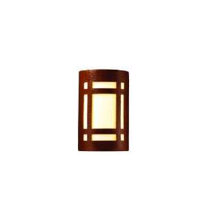  Justice Design Group CER 7485 HMCP Hammered Copper Ceramic 