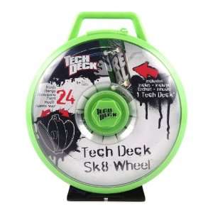  Tech Deck Wheel Display Case Spitfire Wheels (Green): Toys 