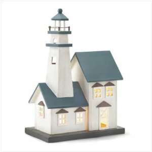    Wood Lighthouse Night Light Only 28 left