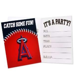   Lets Party By Hallmark Los Angeles Angels Invitations 