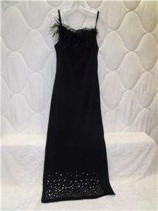 NWT WOMENS BEAUTIFUL SIZE SMALL CASA LEE MARIBU BLACK STRAP DRESS 