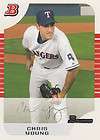 Chris Young 2005 Bowman Draft white parallel #BDP28 Ran