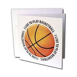    Basketball   I Live To Play Basketball   text around basketball 