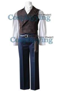 Johnny Depp Sweeney Todd Vest + Pants Costume set  