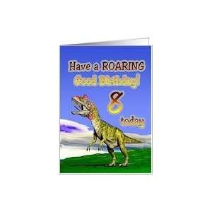  Dinosaur roaring card for an 8 year old Card Toys & Games