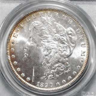 1890 MORGAN DOLLAR PCGS MS 65 CHERRY