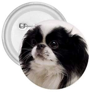 Japanese Chin 3 3in Button E0707