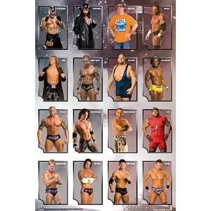  WWE/WWF Posters WWE   Compilation   35.7x23.8 inches 