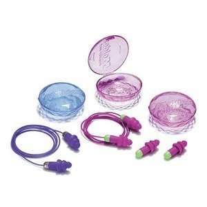   Rockets Reusable Earplugs, Purple Uncorded, 12 pair