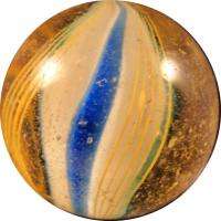BB Marbles (BC93) Lobed Solid Core Swirl 21/32 9.6  