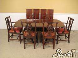 19350 /2598: HENKEL HARRIS Mahogany Dining Room Table and Chairs Set 