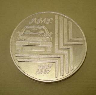 Vintage Jubilee Desk Medal Plaque AMC 1957 1987  