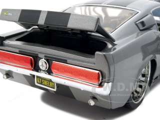 1967 FORD SHELBY MUSTANG GT 500 GRAY 1/18 DIECAST  
