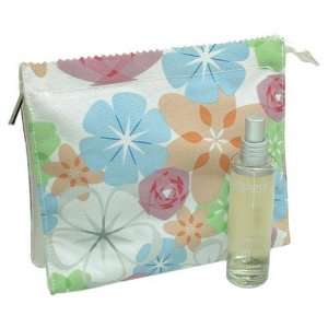   For Women. Set edt Spray 1.7 Ounces & Flower Print Pouch Bag: Beauty