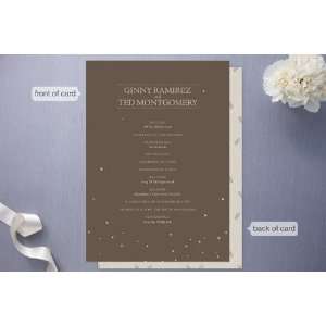  fireflies Wedding Programs