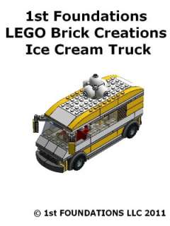 1st Foundations LEGO Brick Creations   Instructions for an Ice Cream 