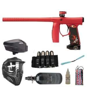  Invert Mini 2 Star Nitro Paintball Gun Package   Dust Red 