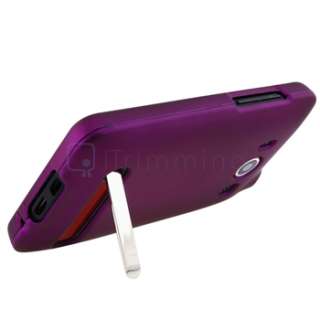  snap on rubber coated case for htc evo 4g dark purple quantity 1 