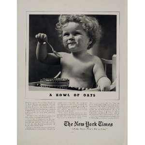   Ad New York Times Newspaper Advertising Baby   Original Print Ad: Home