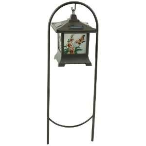Moonrays 91255 Solar Powered Stained Glass Butterfly Lighting Fixture