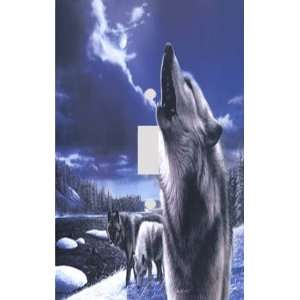  Holwing Wolves Decorative Switchplate Cover: Home 