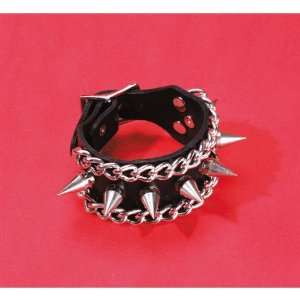  7 Pin & Chain Punk Bracelet 