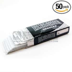  50 pack Pre Assorted Disposable Needles Element Tattoo Supply 