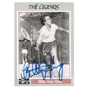 Tennis Express Billie Jean King Signed Legends:  Sports 