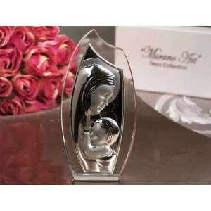  Wedding Favors Crystal arch shaped glass Madonna icon (Set 