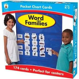  CARSON DELLOSA WORD FAMILIES POCKET CHARTS GR K 2: Everything Else