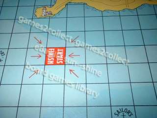 Yacht race sailing board game 1961   Parker Brothers US  