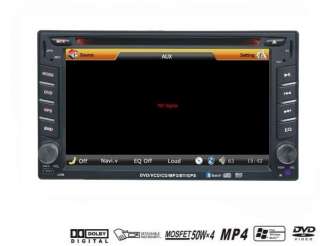 Free Shipping! 6.2 inch touch screen 2 din universal car dvd with GPS 