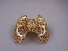 Animal cheetah leopard print barrette hair clip C  