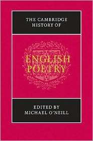 The Cambridge History of English Poetry, (0521883067), Michael ONeill 