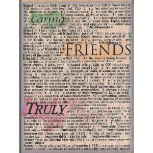  Friends Background Wood Mounted Rubber Stamp (G2991 