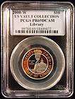 2000 W Library of Congress $10 Gold/Platinum Commemora