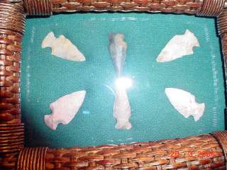 Arrow heads Bird Points Authentic Indian Artifacts  