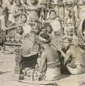 Bali rpc Legong Dancers Gamelan Orchestra Indonesia 20s  